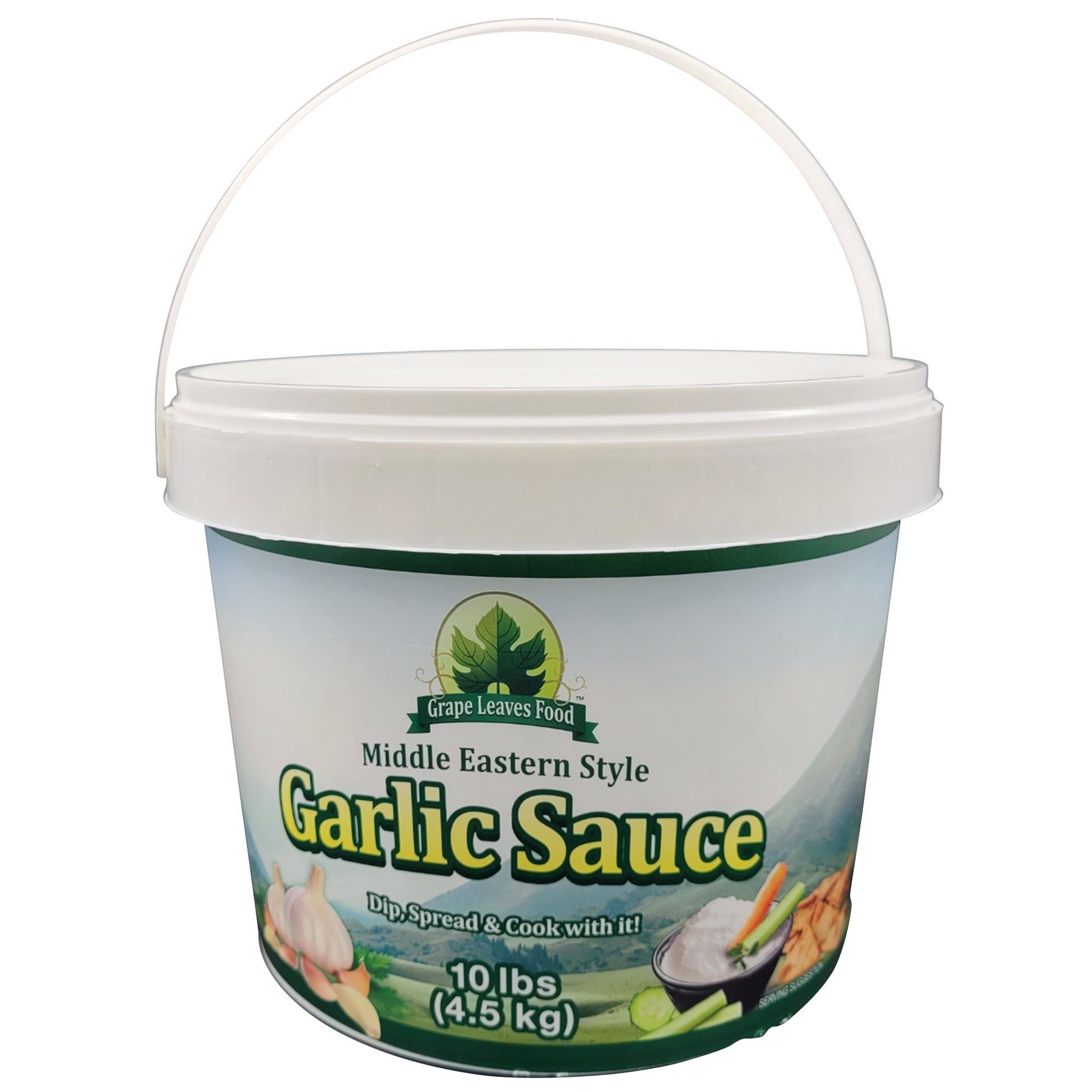 Grape Leaves Food Garlic Sauce 10lbs (4.5kg) - image 1