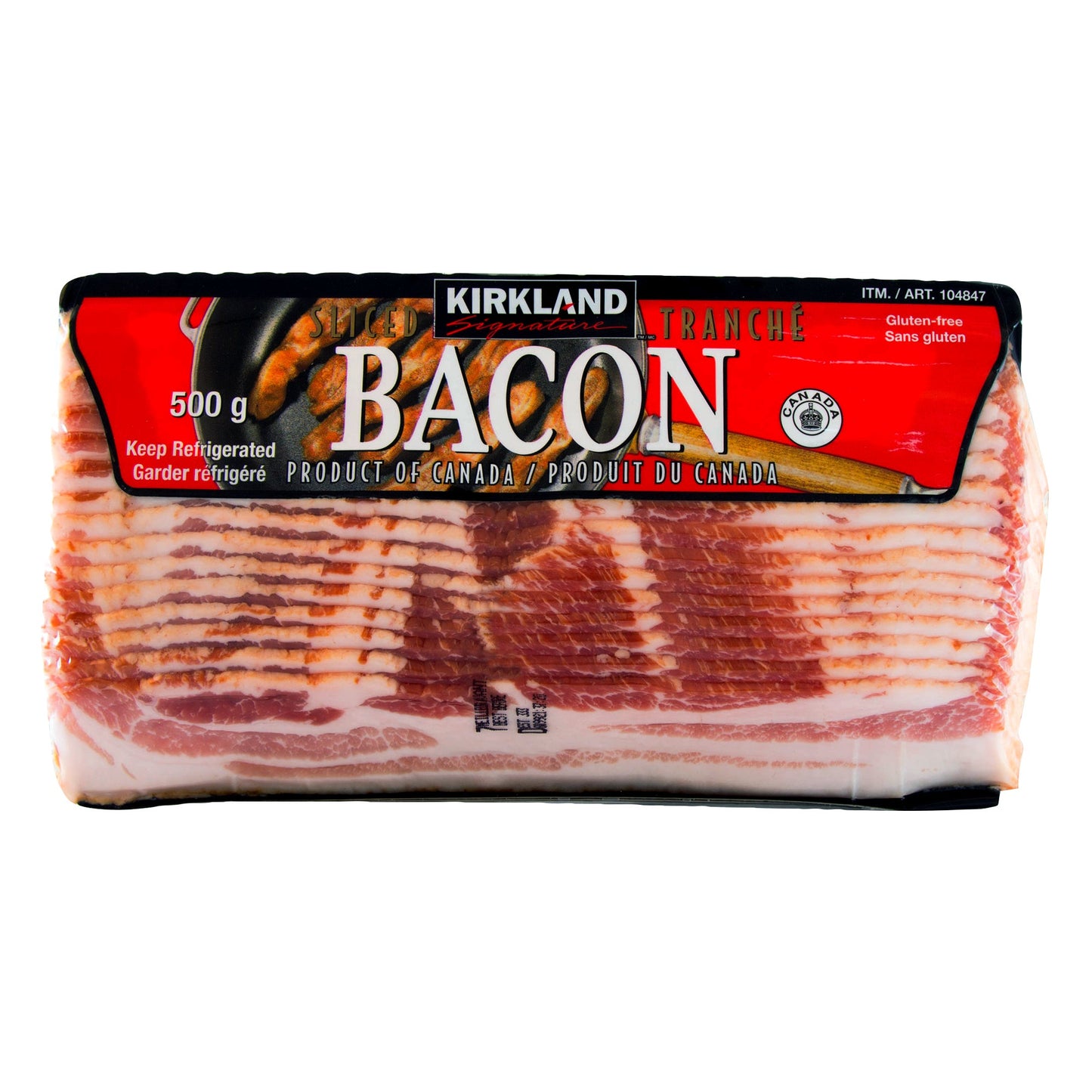 Kirkland Signature Premium Bacon, 4 × 500 g - image 1