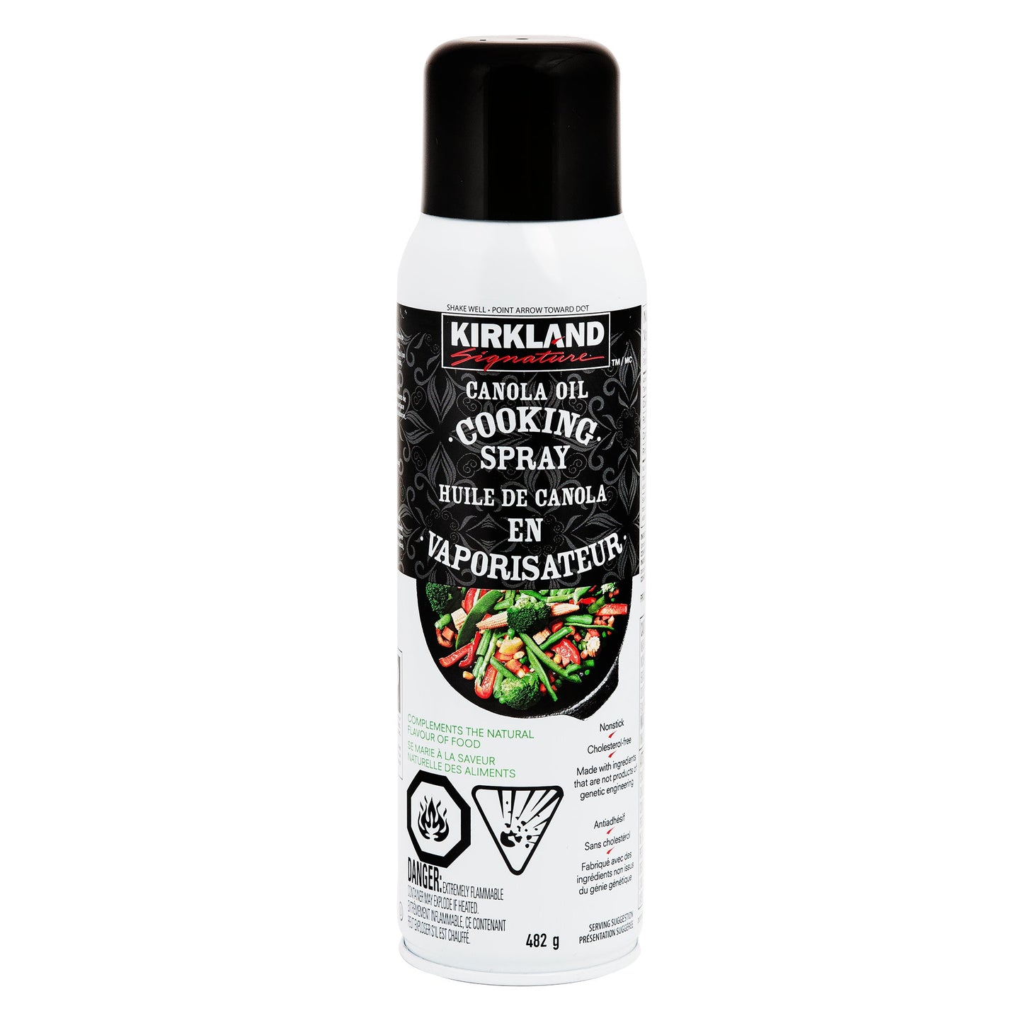 Kirkland Signature Canola Oil Cooking Spray, 2 × 482 g - image 1