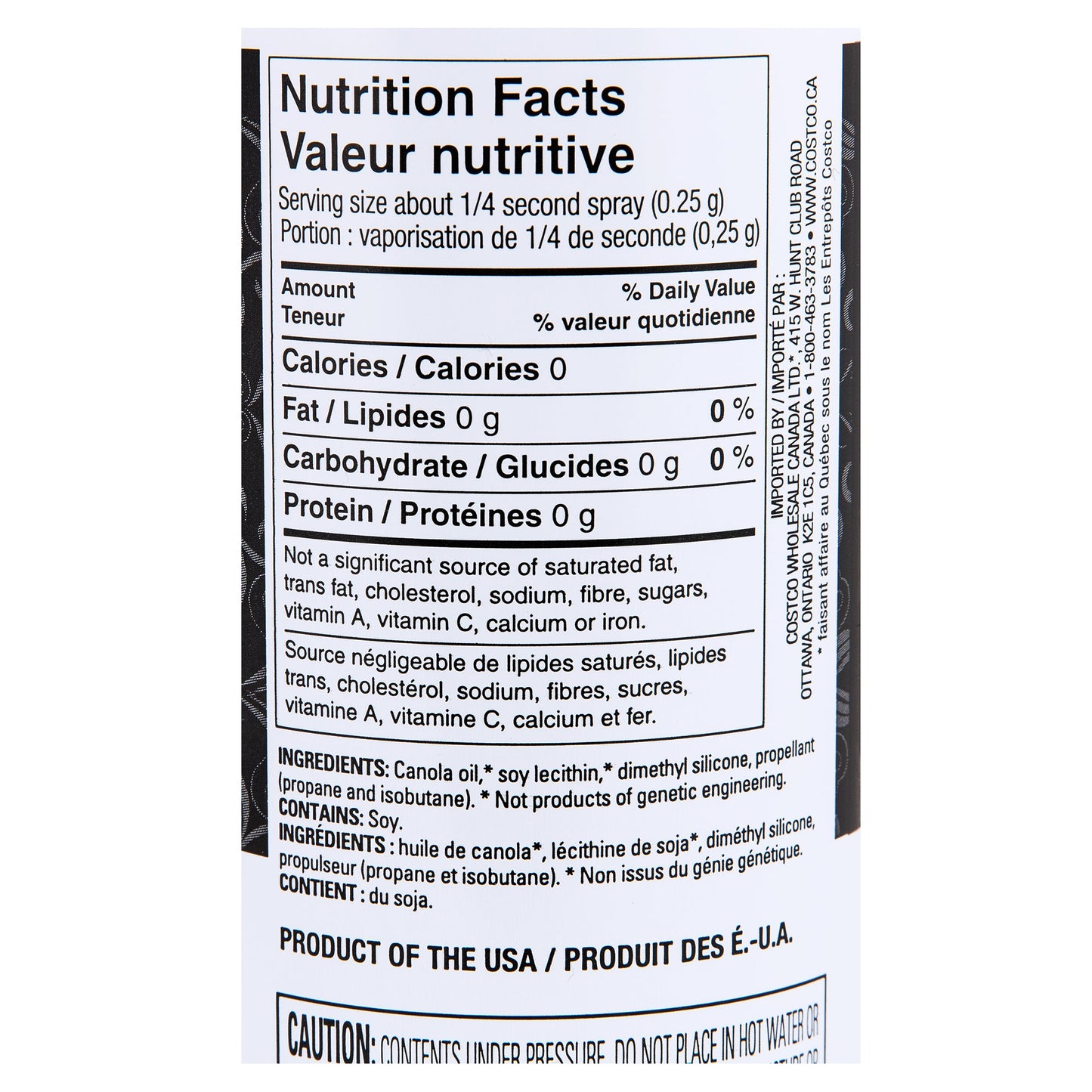Kirkland Signature Canola Oil Cooking Spray, 2 × 482 g - image 3