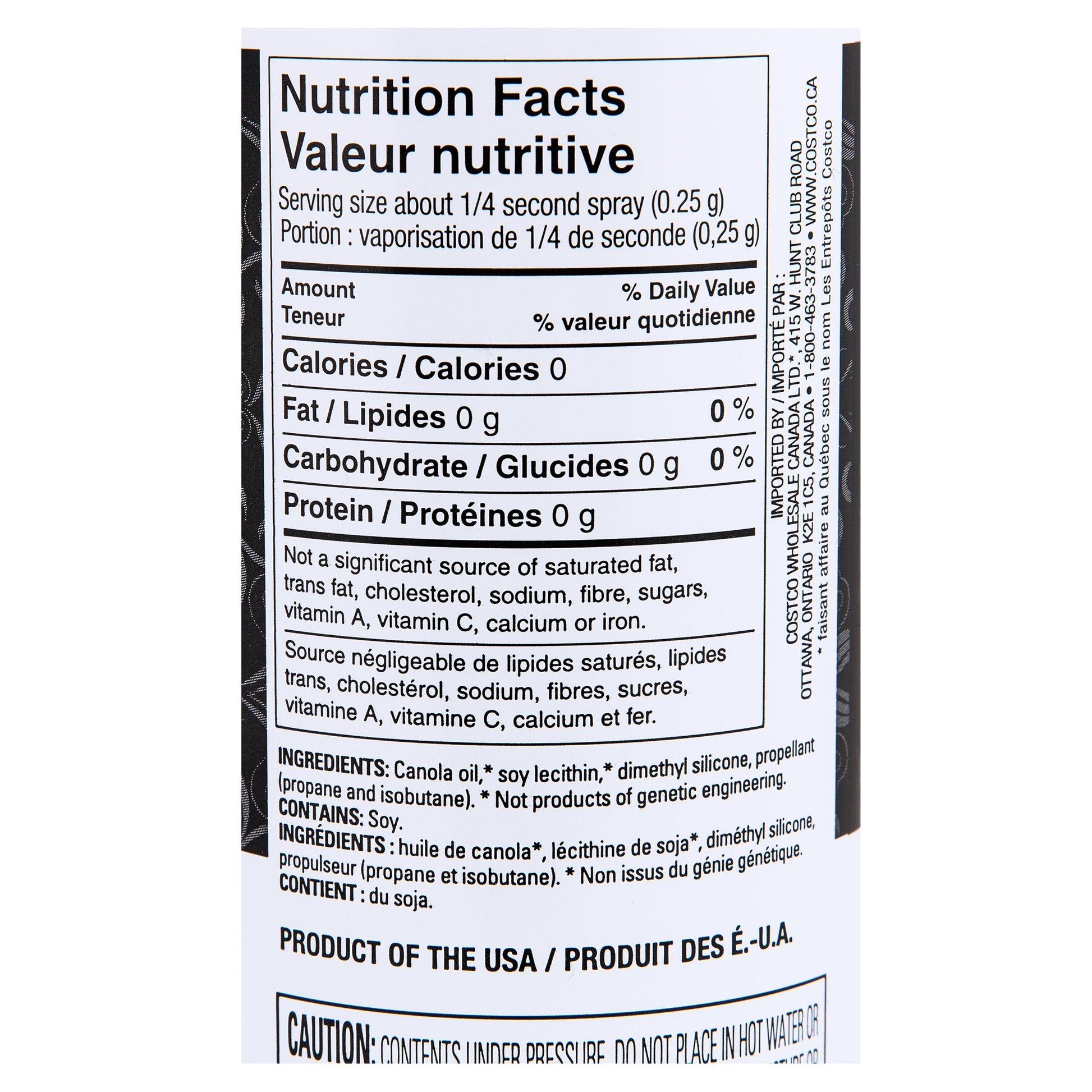 Kirkland Signature Canola Oil Cooking Spray, 2 × 482 g - image 3