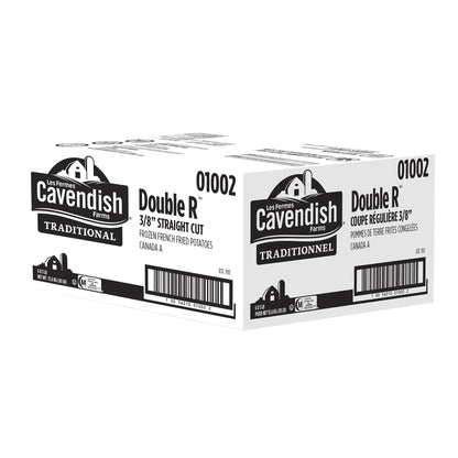 Cavendish Farms Double R 3/8” Straight Cut Fries, 6 × 2.27 kg - image 1