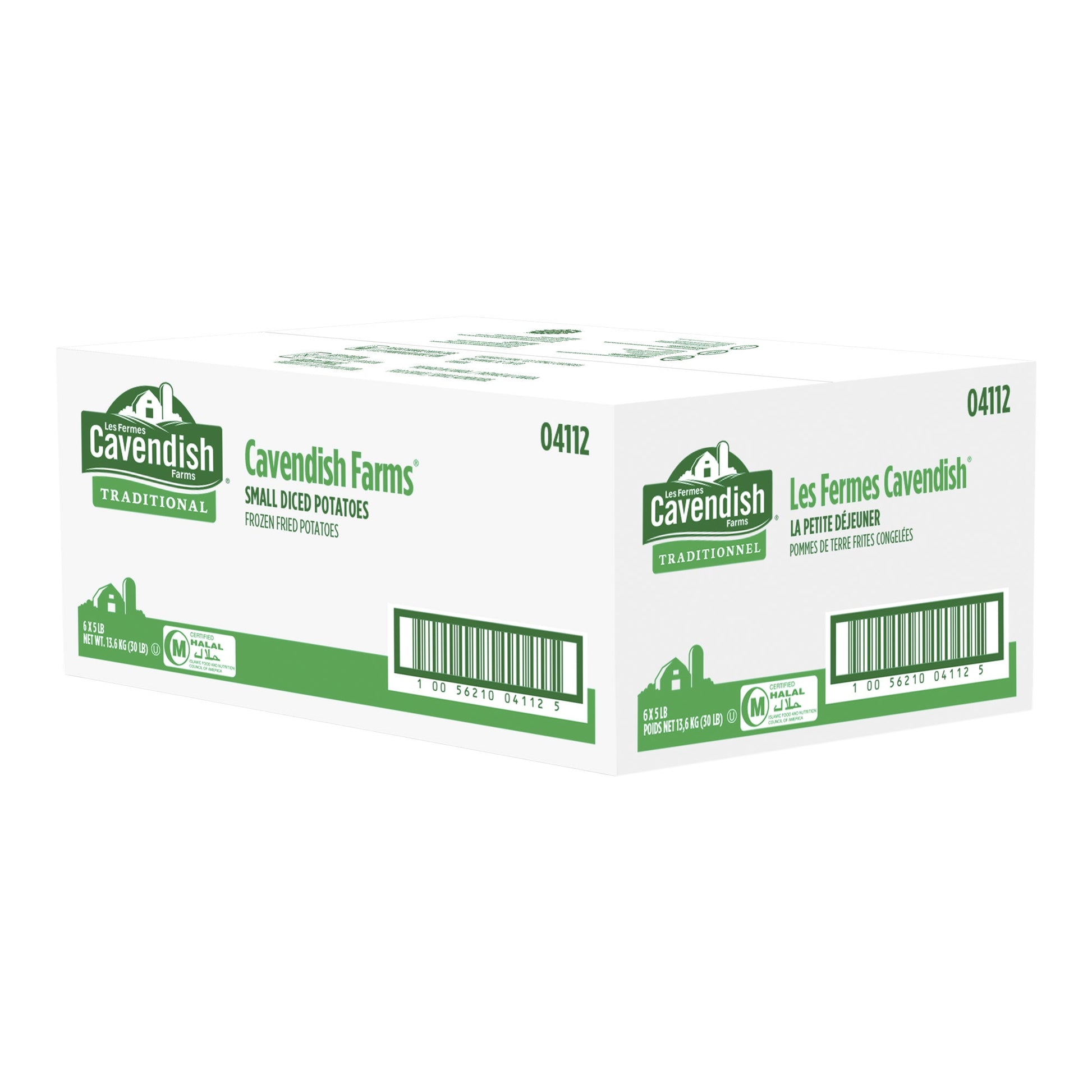 Cavendish Farms Traditional Small Diced Potatoes, 6 × 2.27 kg - image 1