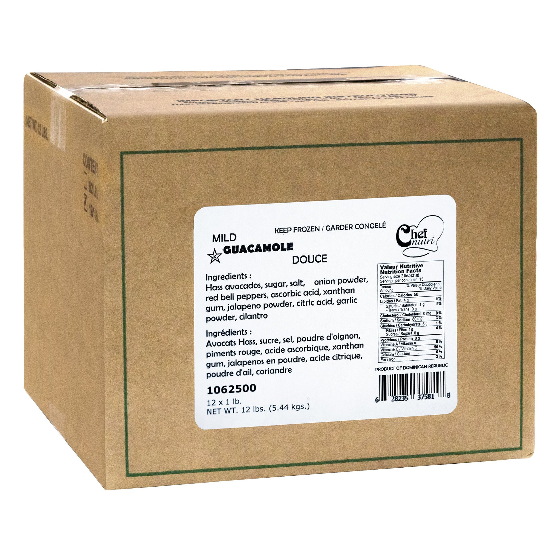 Chef Nutri Frozen Guacamole, 12 × 454 g - image 2