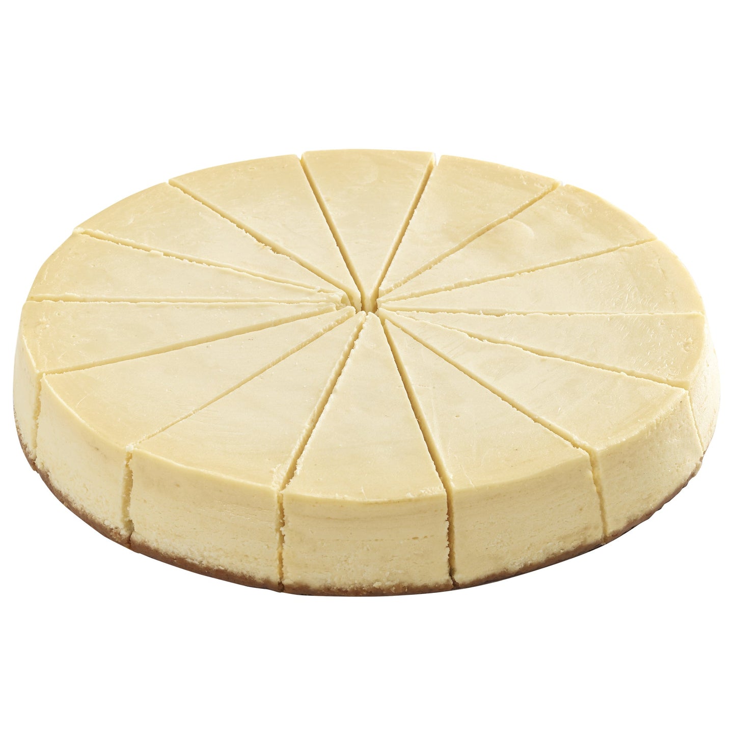 Elite Sweets Frozen 10-in Pre-sliced Plain Cheesecake, 4 × 14 slices - image 1