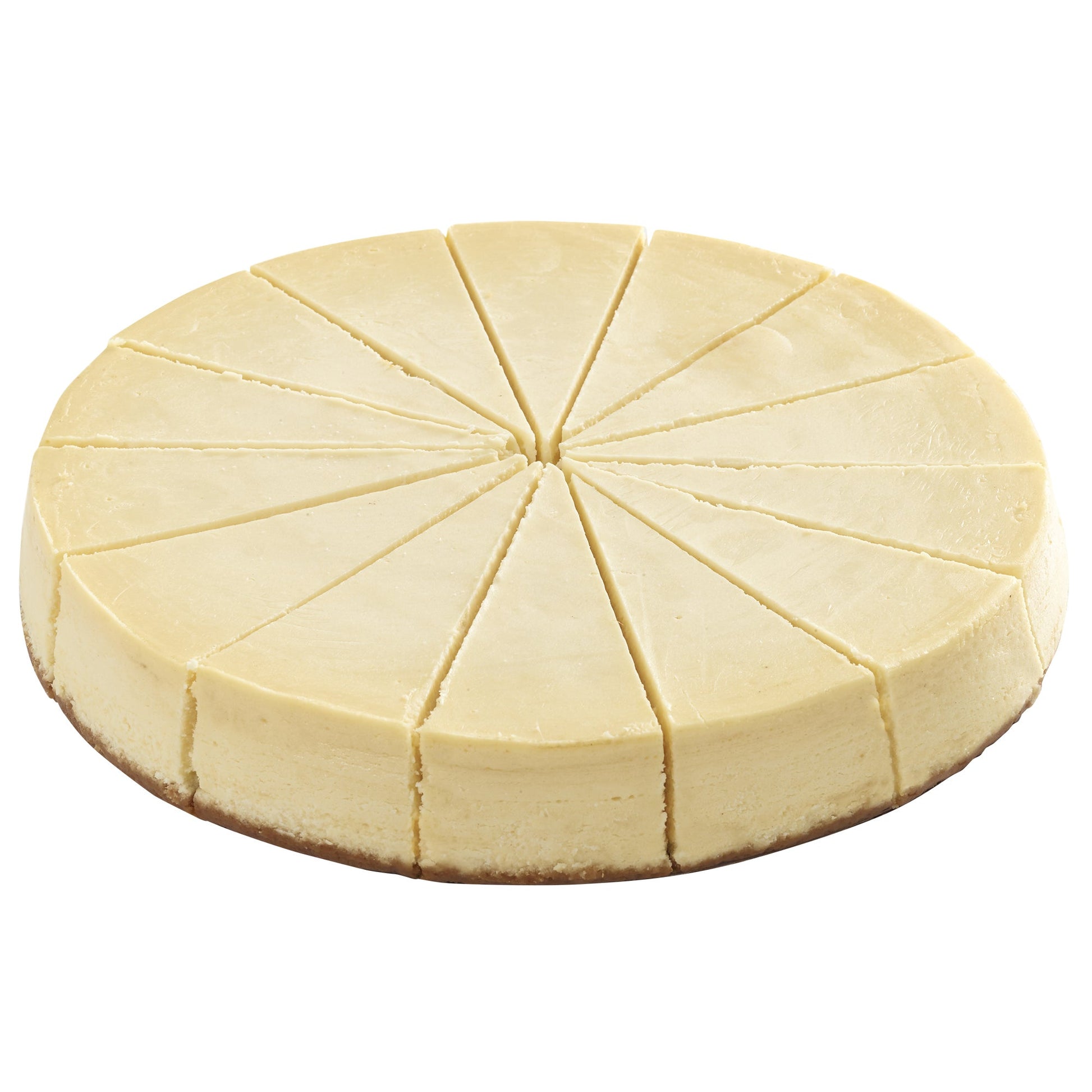 Elite Sweets Frozen 10-in Pre-sliced Plain Cheesecake, 4 × 14 slices - image 1
