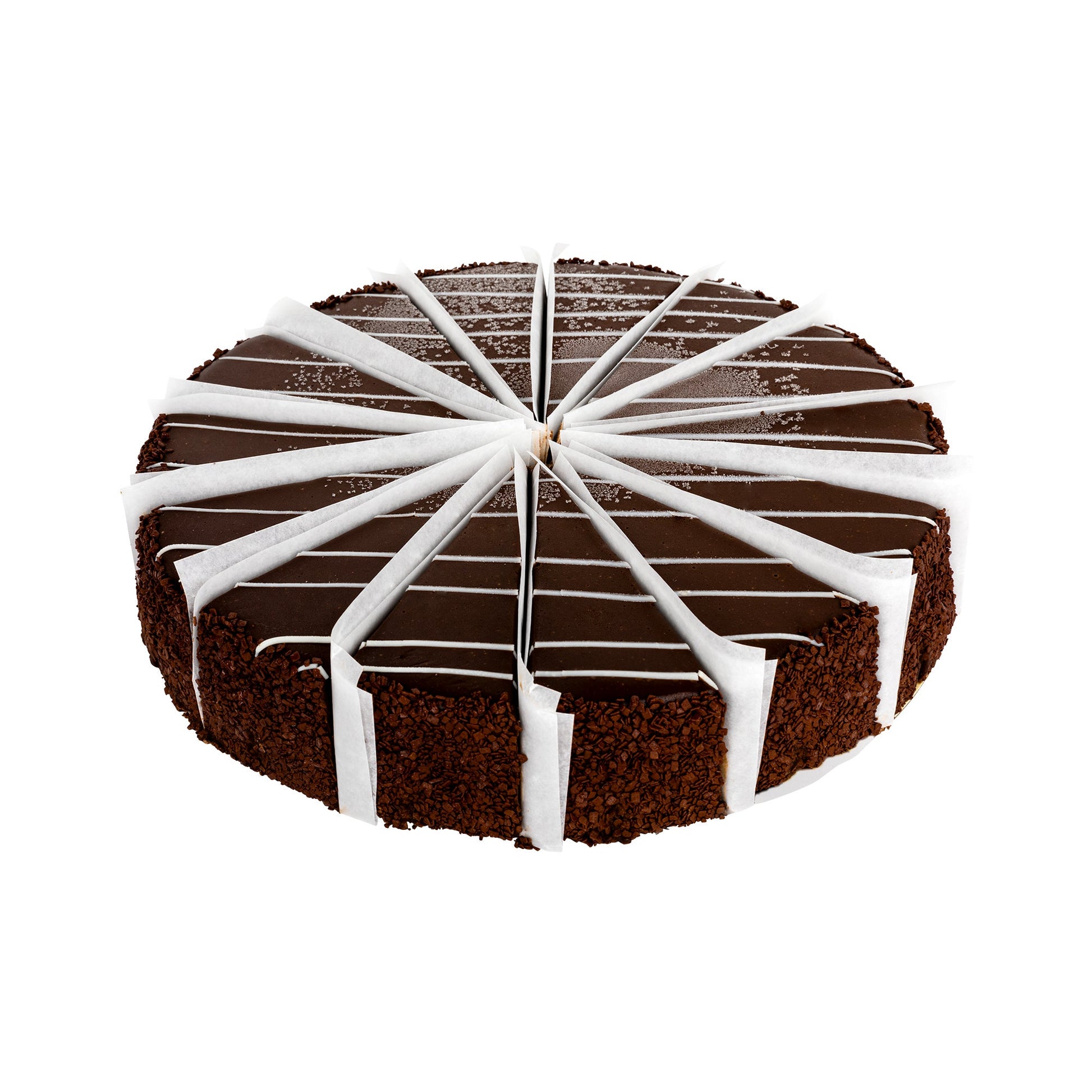 Elite Sweets Frozen 10-in Pre-sliced Decadent Chocolate Truffle Cake, 2 x 14 slices - image 1