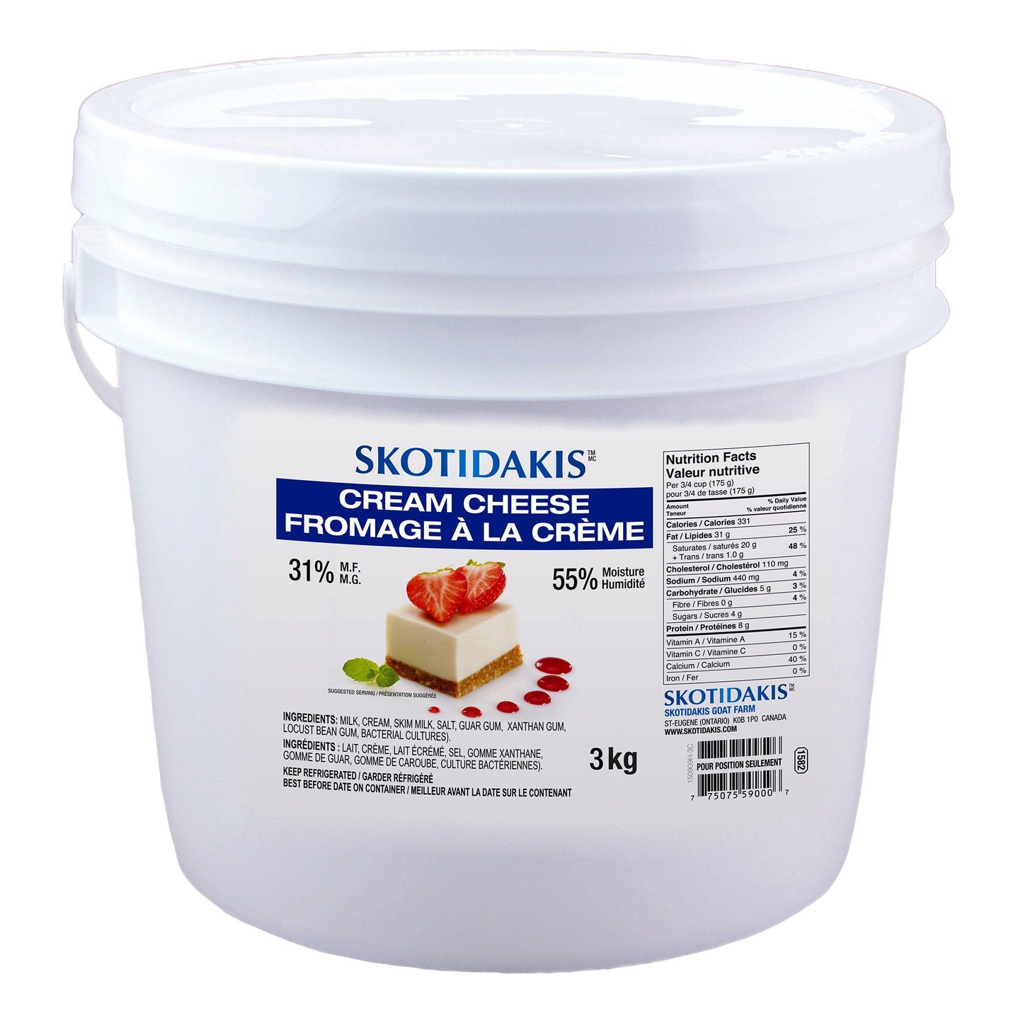 Skotidakis Cream Cheese, 3 kg - image 1