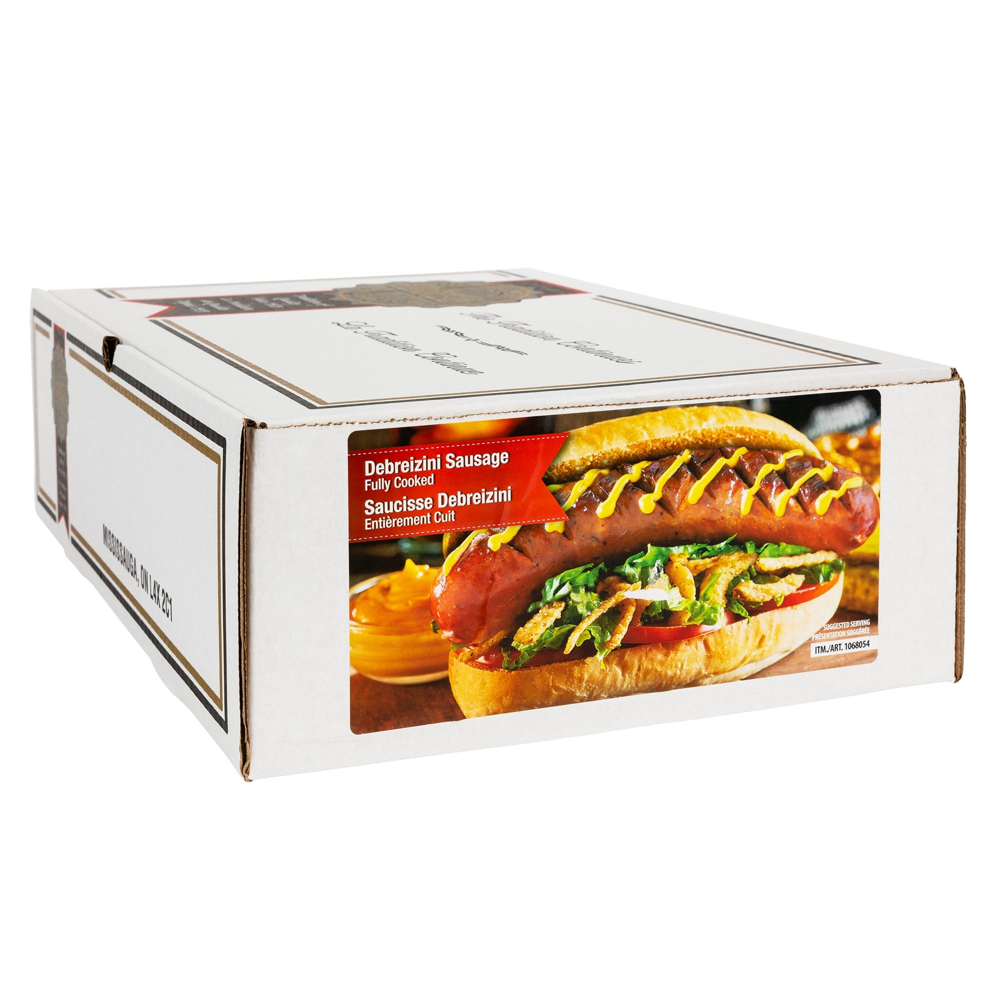 European Quality Meats 7-in Cooked Debreizini Frozen Sausages, 2 × 2.27 kg - image 1