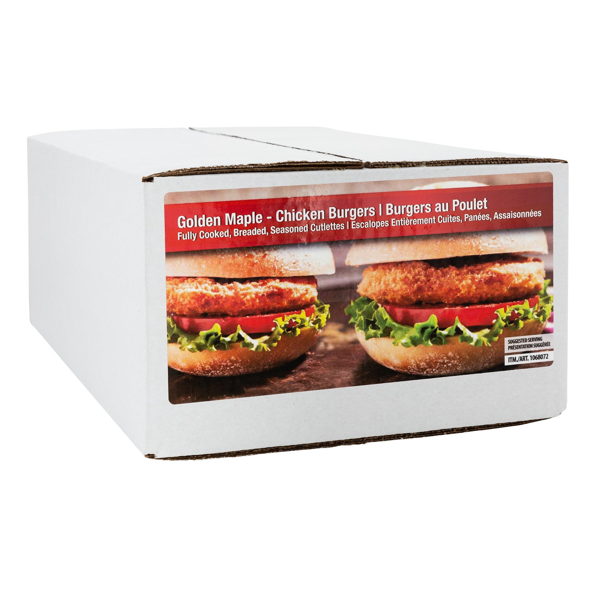 Golden Maple Frozen Chicken Burgers, 2 × 2 kg - image 1