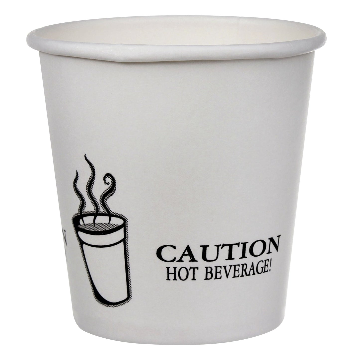 Café Express 4-oz Single Wall White Hot Cups, 5 packs of 100 - image 1