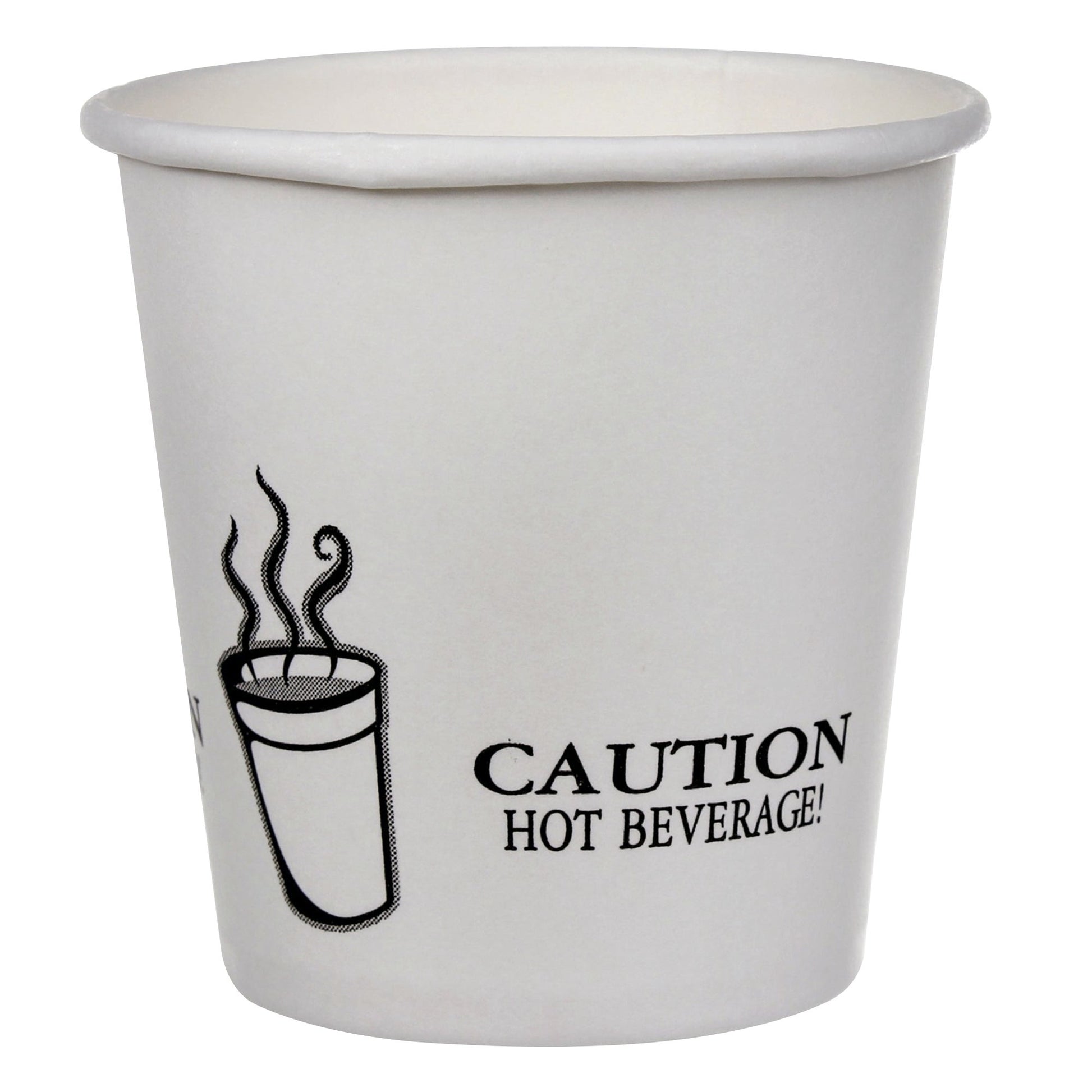 Café Express 4-oz Single Wall White Hot Cups, 5 packs of 100 - image 1