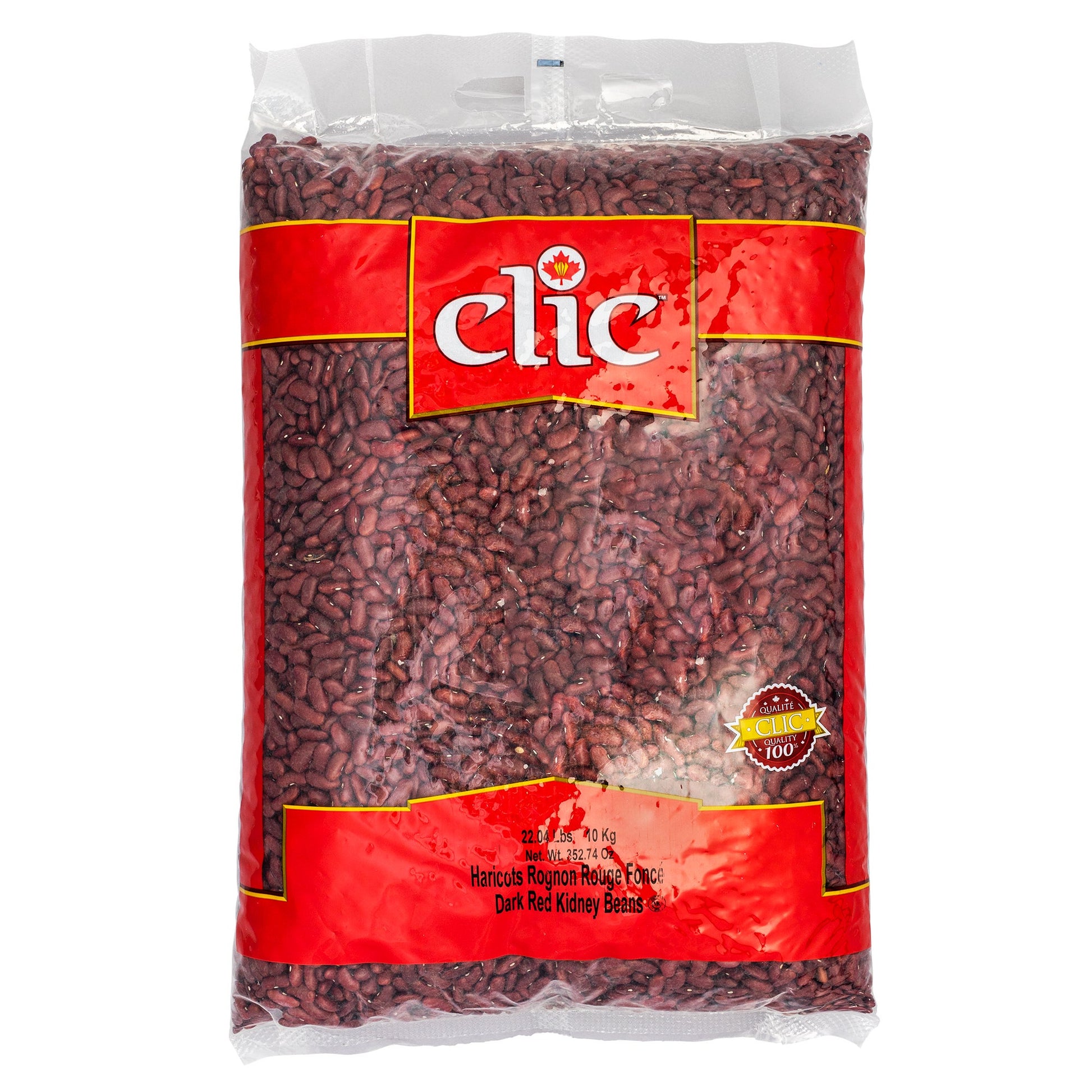 Clic Dark Red Kidney Beans, 10 kg - image 2