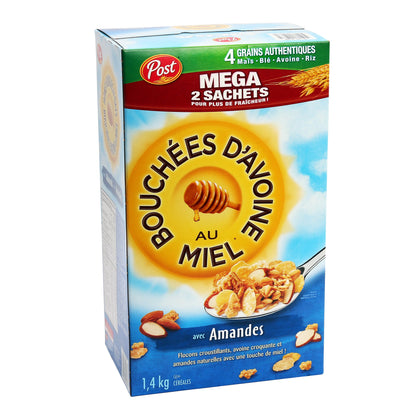 Post Honey Bunches Of Oats Cereal with Almonds, 1.4 kg - image 1