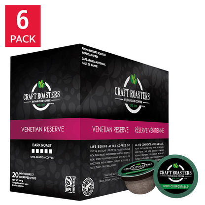 Club Coffee Craft Roasters Venetian Reserve K-Cup Pods, 120-count - image 1