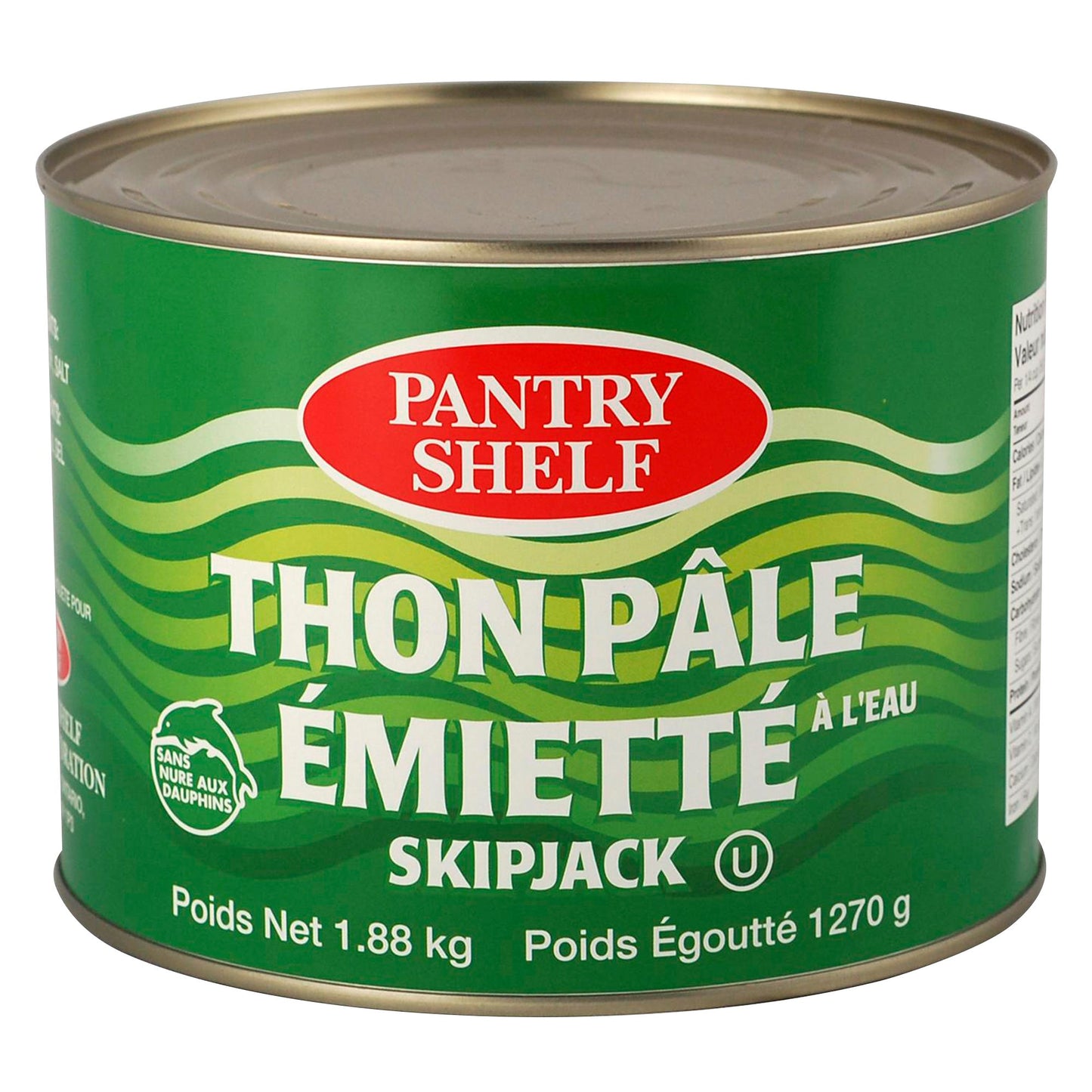 Pantry Shelf Flaked Light Skipjack Tuna in Water, 1.88 kg - image 1