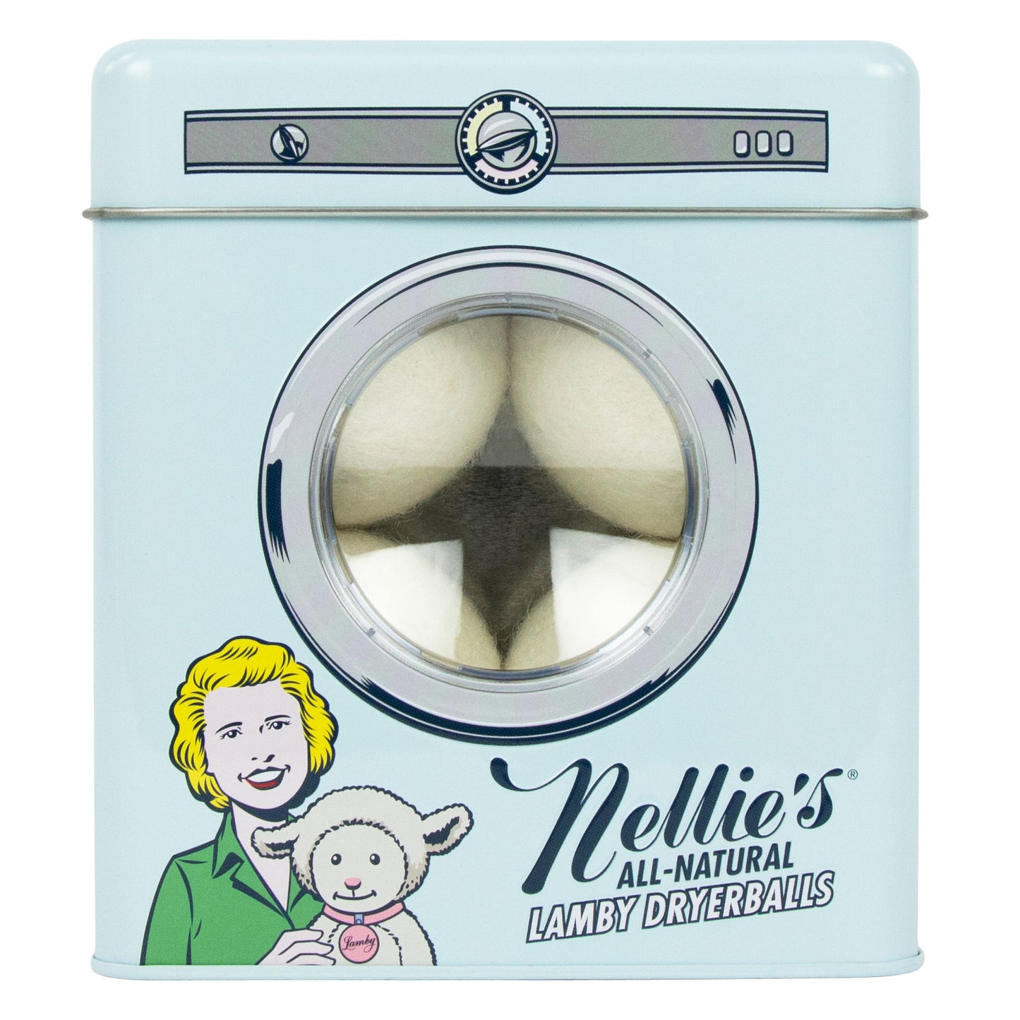 Nellie's Lamby Wool Dryer Balls, 4-count - image 1