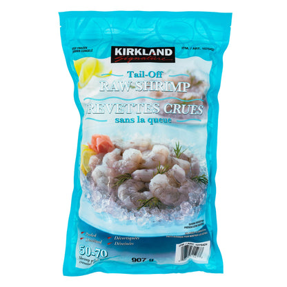 Kirkland Signature Frozen 50/70 Tail-off Raw Shrimp, 907 g - image 3