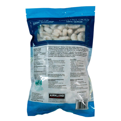 Kirkland Signature Frozen 50/70 Tail-off Raw Shrimp, 907 g - image 2