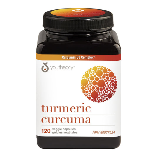 youtheory Turmeric Extra Strength 500 mg - 120 Veggie Capsules - image 1