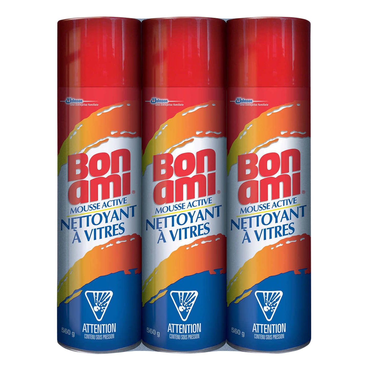 Bon Ami Power Foam Glass Cleaner, Pack of 3 - image 1