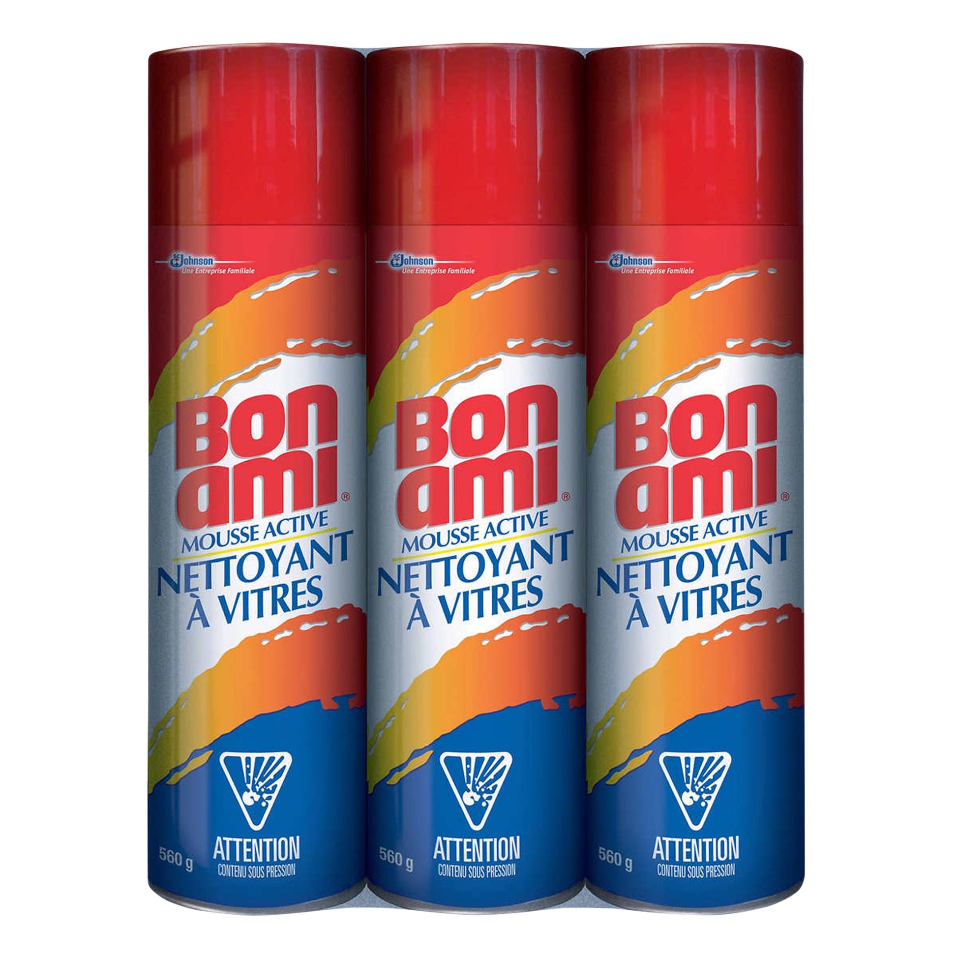 Bon Ami Power Foam Glass Cleaner, Pack of 3 - image 1