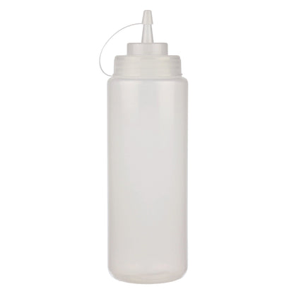 Resto 473 mL (16 oz) Clear Wide-mouth Squeeze Bottle, Pack of 6 - image 1