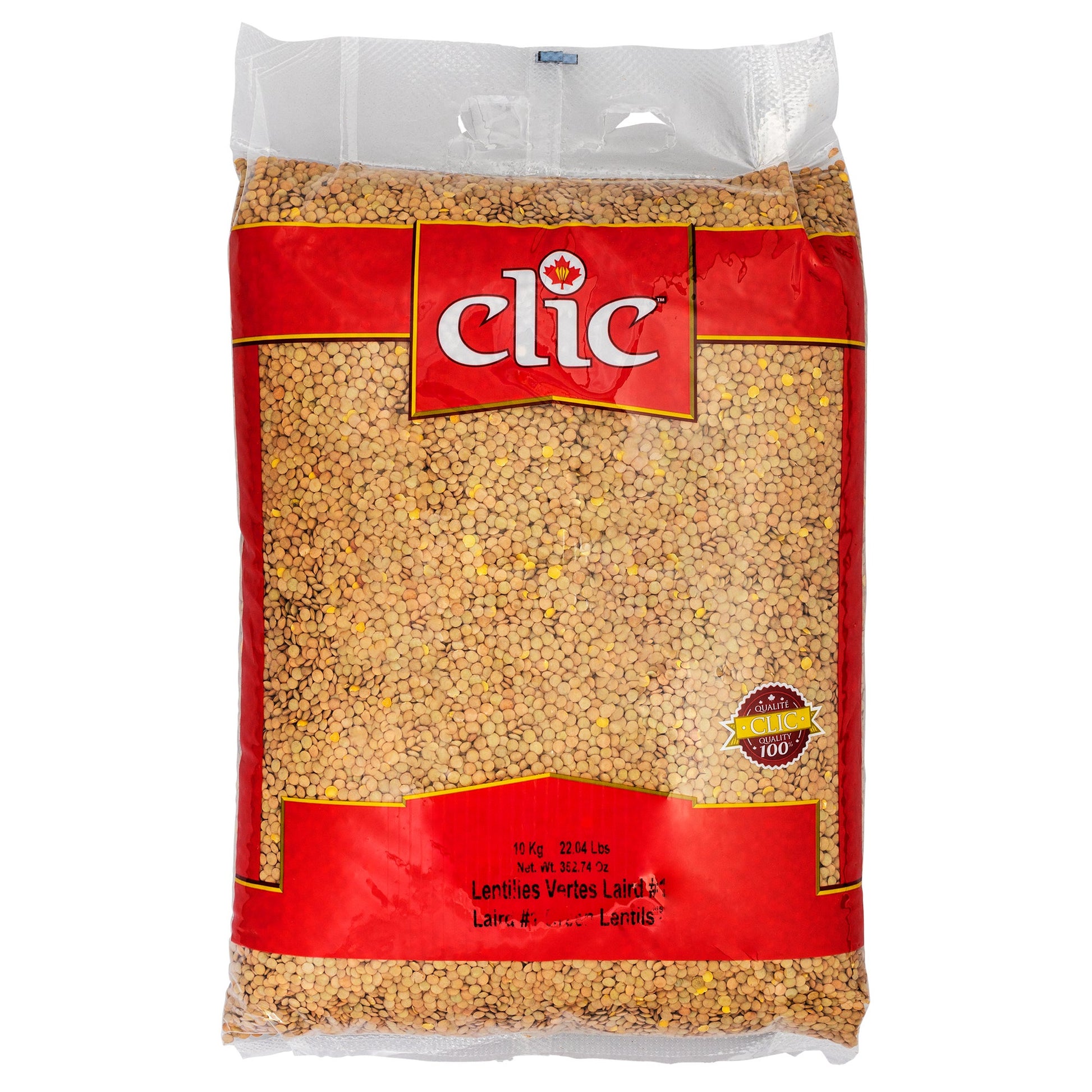 Clic Green Lentils, 10 kg - image 1