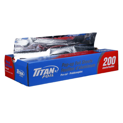 Titan Aluminum Foil Pop-up Sheets, 2 packs of 200 - image 1