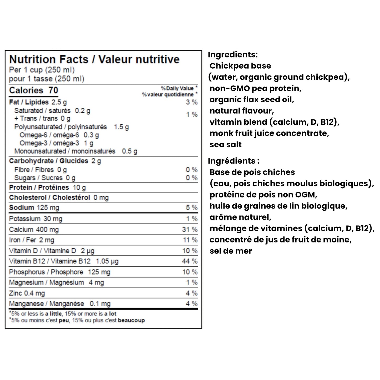 Yofiit High Protein Chickpea Milk, 6 × 946 mL - image 2