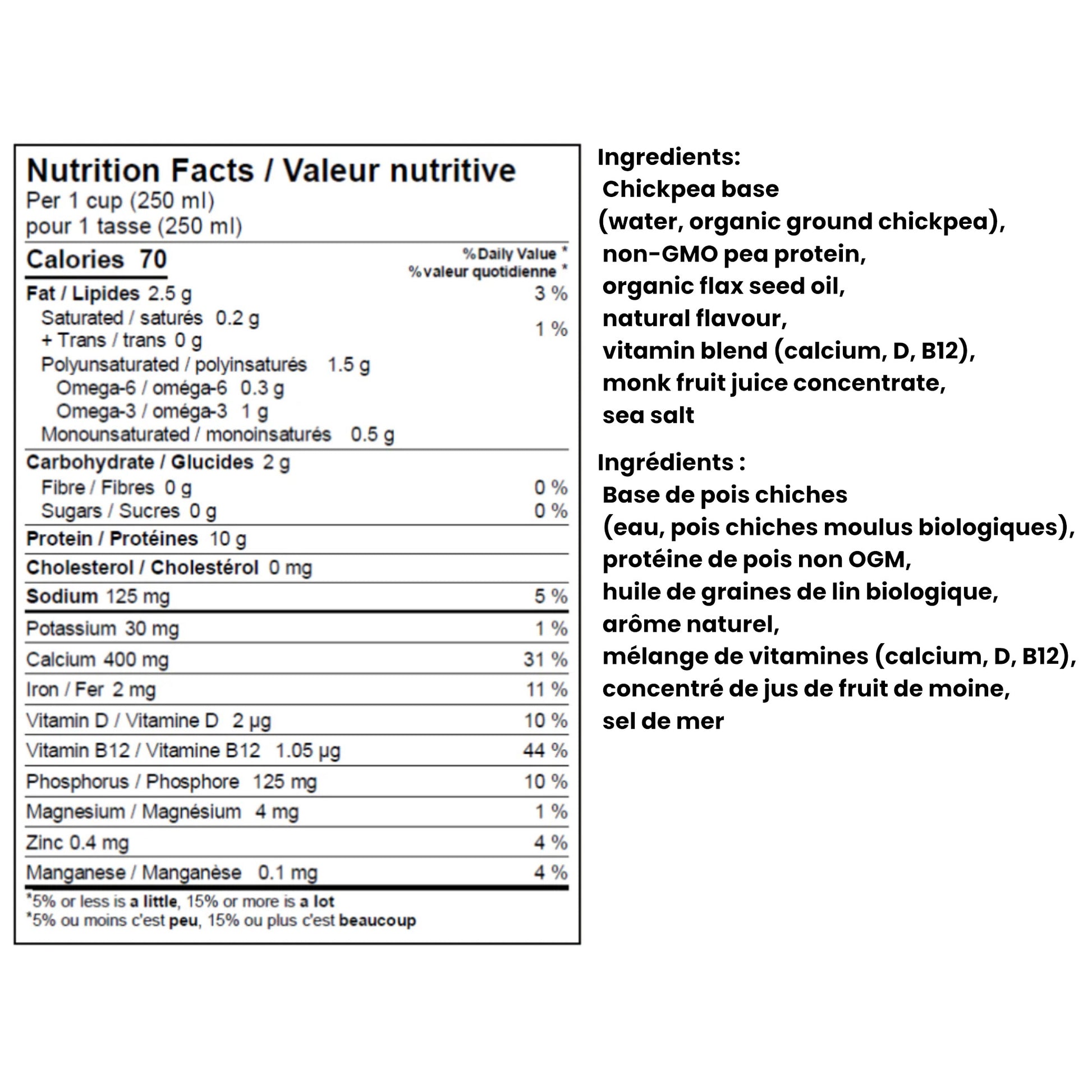 Yofiit High Protein Chickpea Milk, 6 × 946 mL - image 2