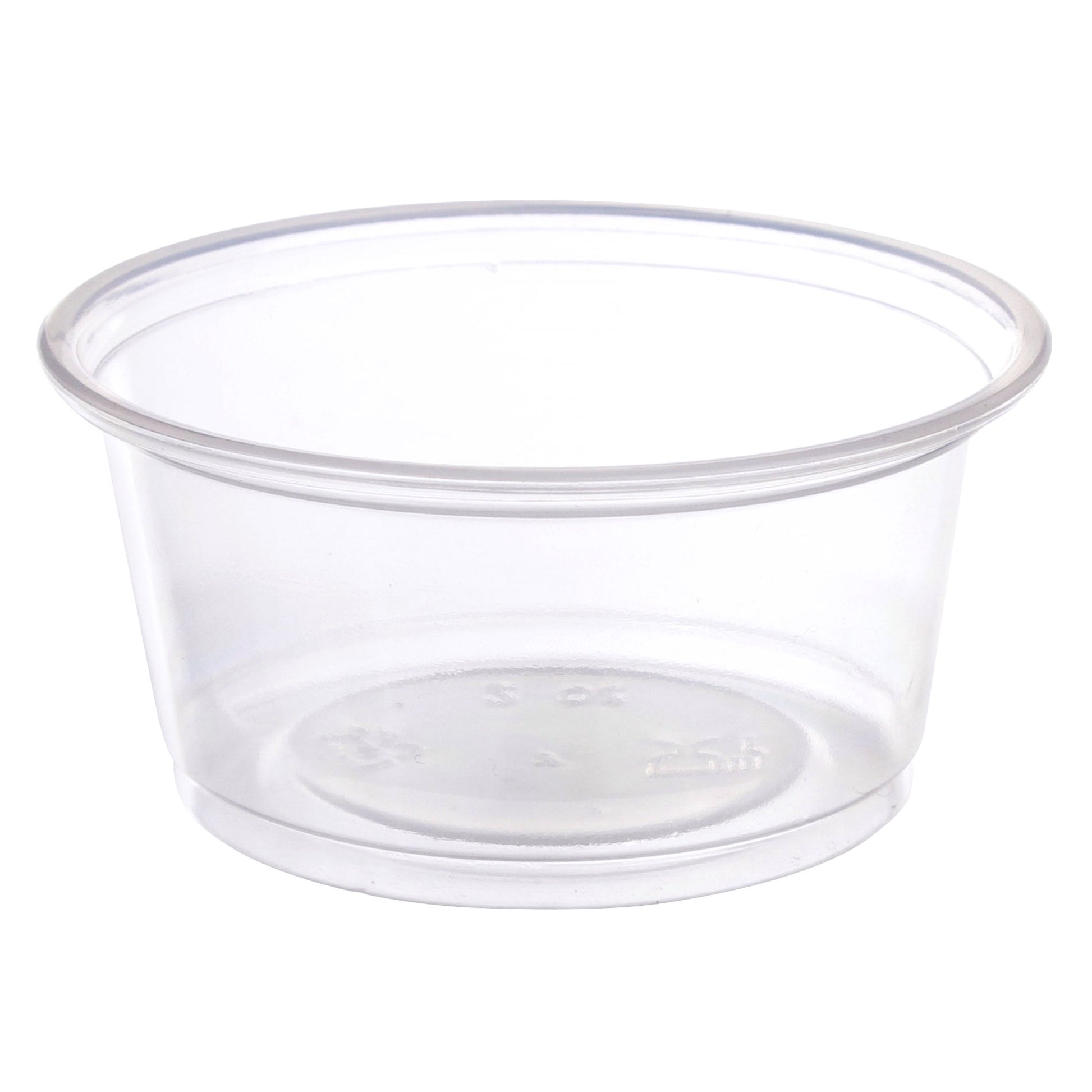 Titan Clear Plastic 2-oz Portion Cups, 4 packs of 300 - image 1