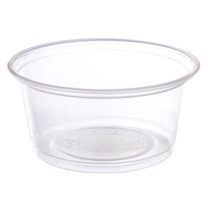 Titan Clear Plastic 2-oz Portion Cups, 4 packs of 300 - image 1