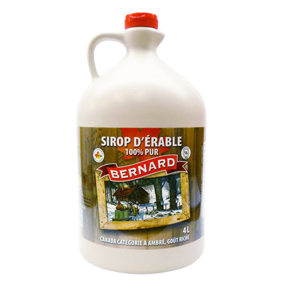 Bernard Pure Canada Grade A Amber Maple Syrup, 4 L - image 1