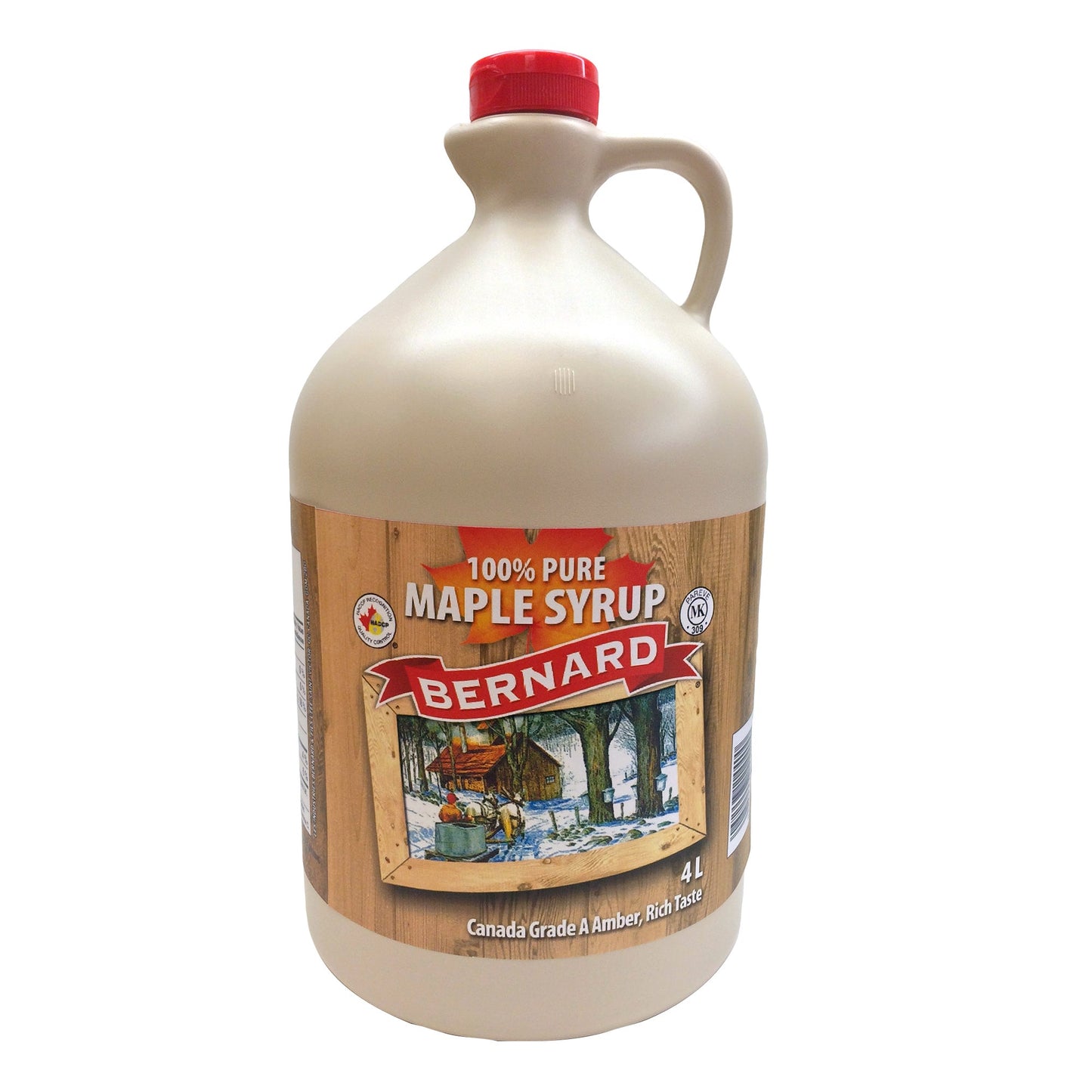 Bernard Pure Canada Grade A Amber Maple Syrup, 4 L - image 2