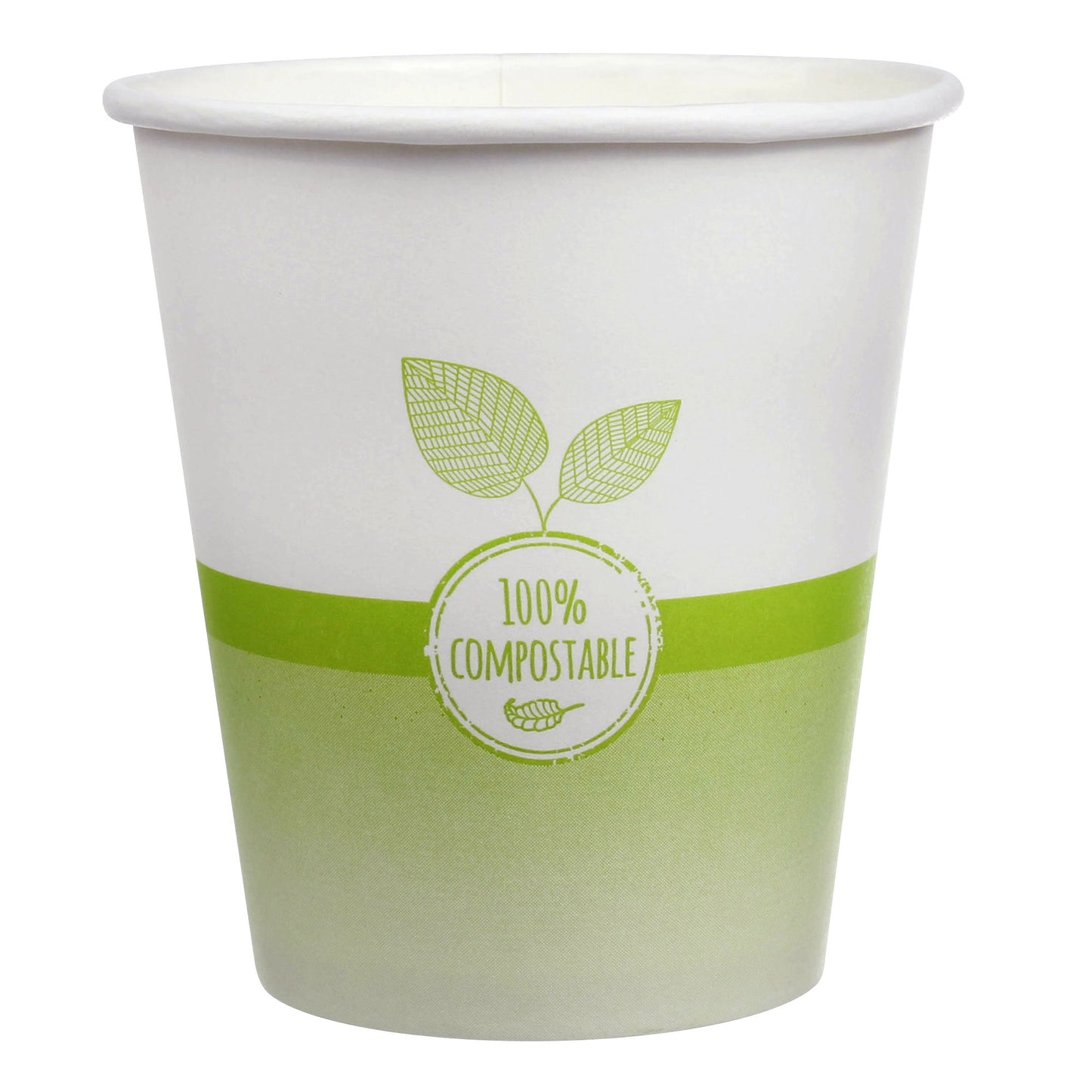 iECO Compost Single Wall Cup 10oz, 5 Packs of 100 - image 3