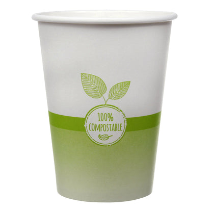 iECO Compost Single Wall Cup 12oz, 5 Packs of 100 - image 4