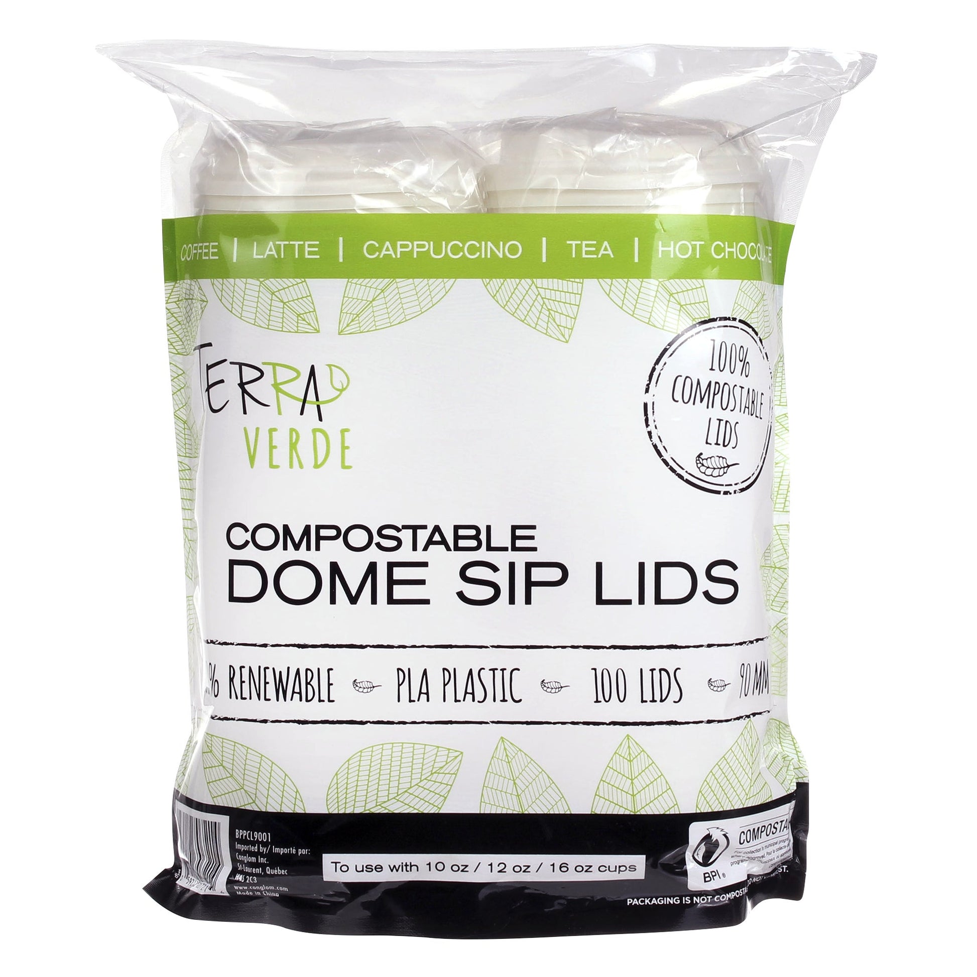 iECO Compost Dome Sip Lid 90mm, 5 Packs of 100 - image 4