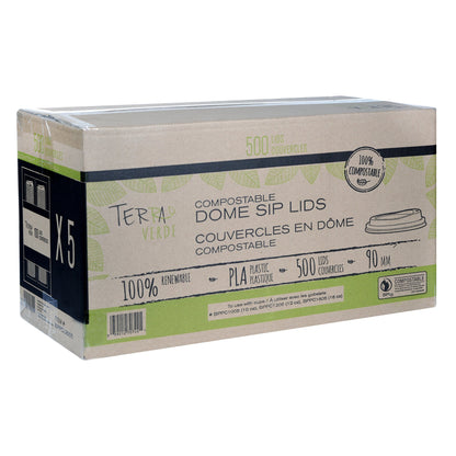 iECO Compost Dome Sip Lid 90mm, 5 Packs of 100 - image 3