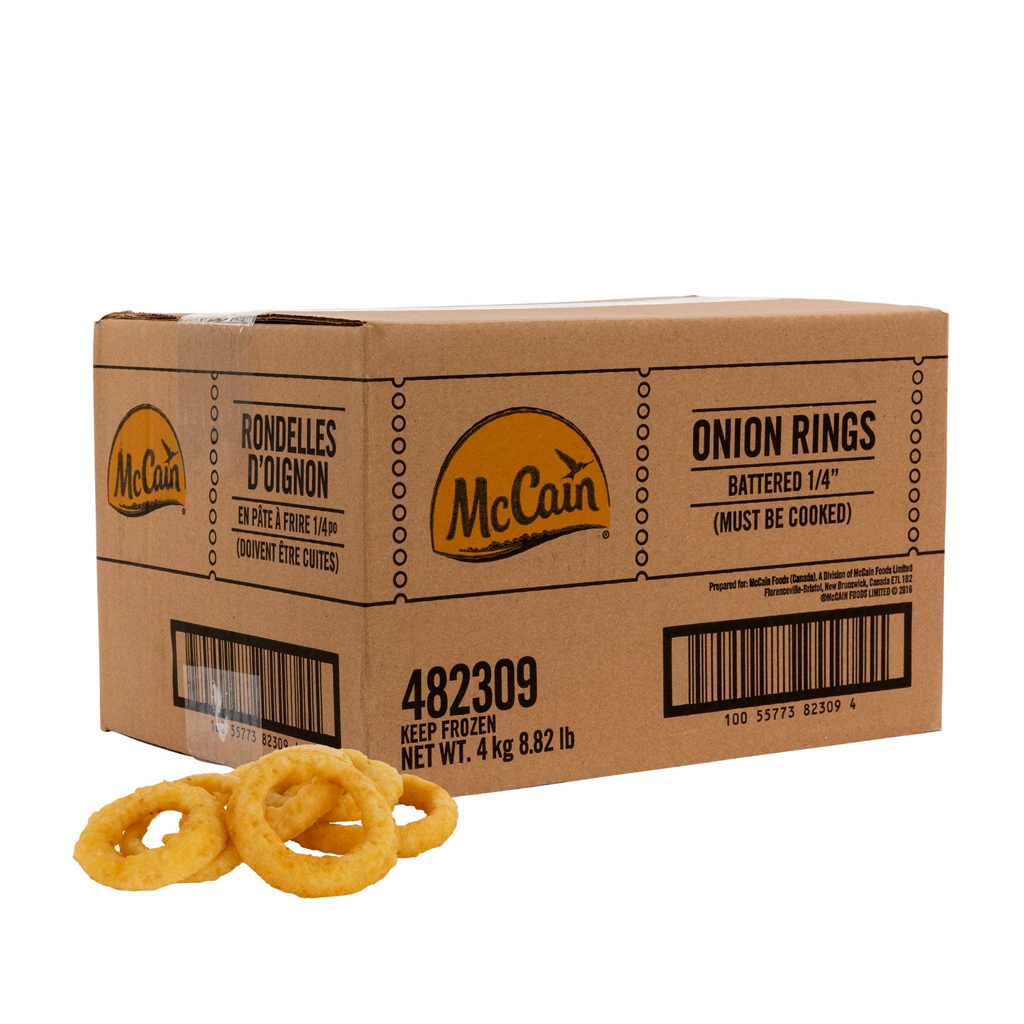 McCain Frozen Onion Rings 1/4-in, 4 kg - image 1