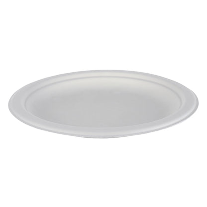 iEco 6-in Bagasse Plates, 10 packs of 50 - image 1