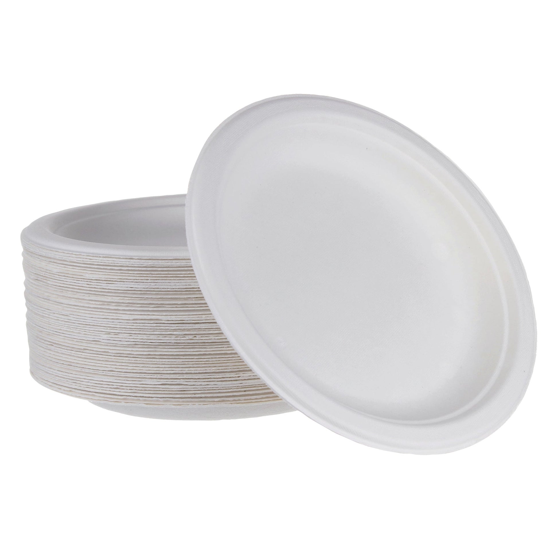 iEco 6-in Bagasse Plates, 10 packs of 50 - image 3
