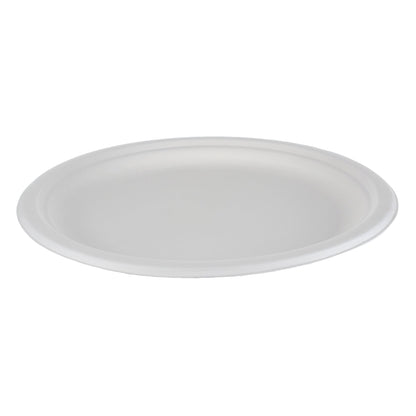 IECO 10-in Bagasse Plates, 5 packs of 50 - image 1