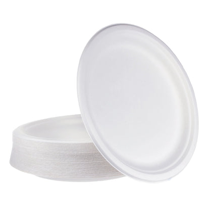 IECO 10-in Bagasse Plates, 5 packs of 50 - image 2