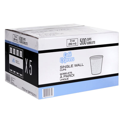 Café Express Single Wall 3-oz Water Cups, 5 packs of 100 - image 3