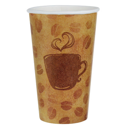 Café Express Single Wall 16-oz Hot Cups, 5 packs of 100 - image 1