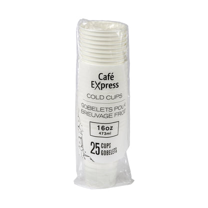 Café Express 16 oz Paper Cold Cups, Pack of 500 - image 1