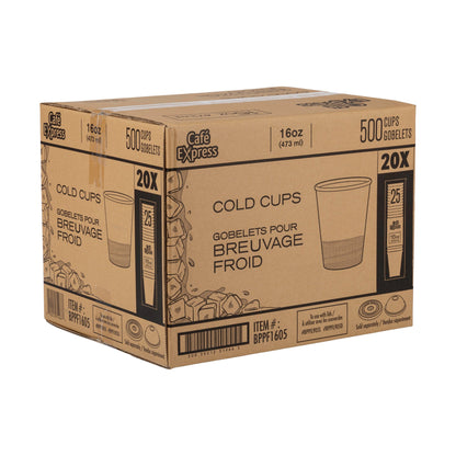 Café Express 16 oz Paper Cold Cups, Pack of 500 - image 2
