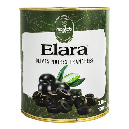 Elara Sliced Black Olives, 2.84 L - image 1