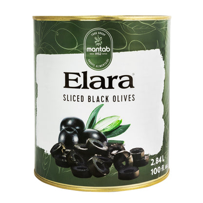 Elara Sliced Black Olives, 2.84 L - image 2